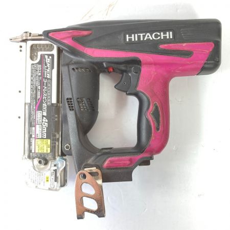  HITACHI 日立 14.4V 15~45mm コードレスピン釘打機 本体のみ ※バッテリ・充電器なし NP14DSL ピンク