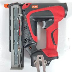 ＊＊ MAX マックス 18V 充電式フィニッシュネイラ 本体のみ ※バッテリ・充電器なし TJ-35FN1 レッド×ブラック Cランク