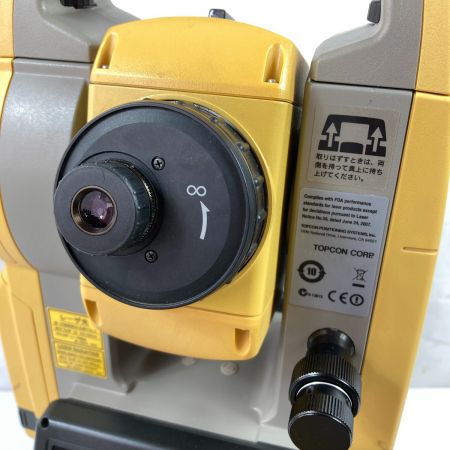  TOPCON トータルステーション バッテリ1個・充電器・ケース付 通電チェック済み ※未校正 ES-105F オレンジ