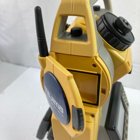  TOPCON トータルステーション バッテリ1個・充電器・ケース付 通電チェック済み ※未校正 ES-105F オレンジ