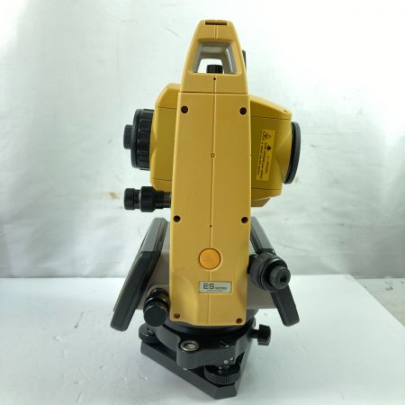  TOPCON トータルステーション バッテリ1個・充電器・ケース付 通電チェック済み ※未校正 ES-105F オレンジ