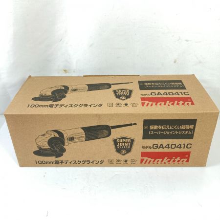  MAKITA マキタ 100mm 電子ディスクグラインダ コード式  GA4041C ブルー