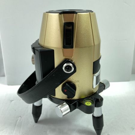  TAJIMA タジマ 赤レーザー墨出し器 (矩十字・横) ケース付 乾電池タイプ ※受光器なし 校正歴不明 GT5Zi ゴールド