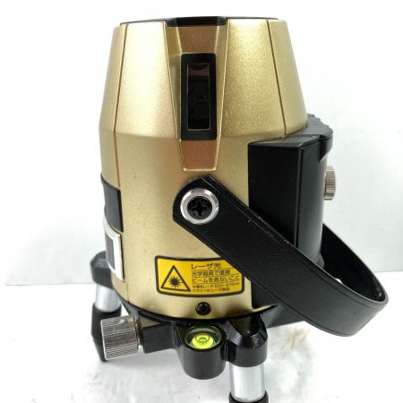  TAJIMA タジマ 赤レーザー墨出し器 (矩十字・横) ケース付 乾電池タイプ ※受光器なし 校正歴不明 GT5Zi ゴールド