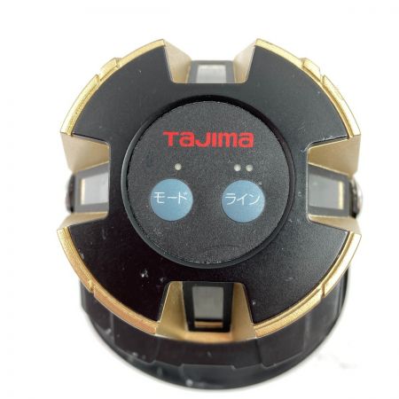  TAJIMA タジマ 赤レーザー墨出し器 (矩十字・横) ケース付 乾電池タイプ ※受光器なし 校正歴不明 GT5Zi ゴールド