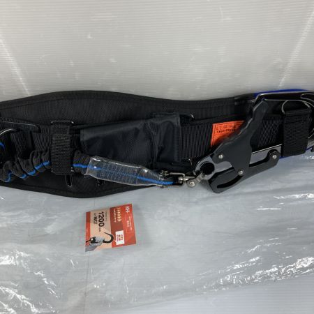  KH 基陽 補助帯付き　胴ベルト型じゃばらランヤード 墜落制止用器具 新規格品 B2AKMJDWB ブラック
