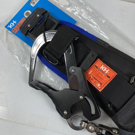  KH 基陽 補助帯付き　胴ベルト型じゃばらランヤード 墜落制止用器具 新規格品 B2AKMJDWB ブラック