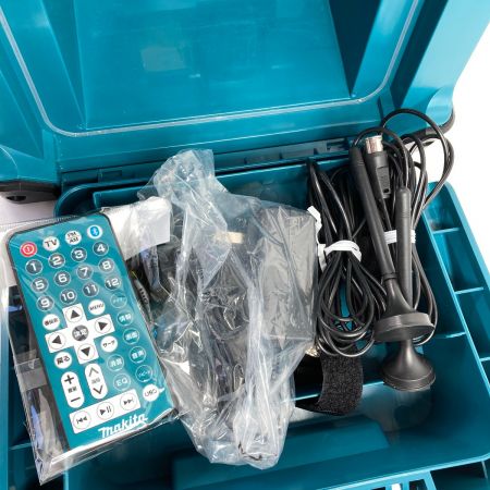  MAKITA マキタ 10.8V~18V 充電式 現場用ラジオ付テレビ ワンセグ 本体のみ  ※バッテリ・充電器なし TV100 ブルー