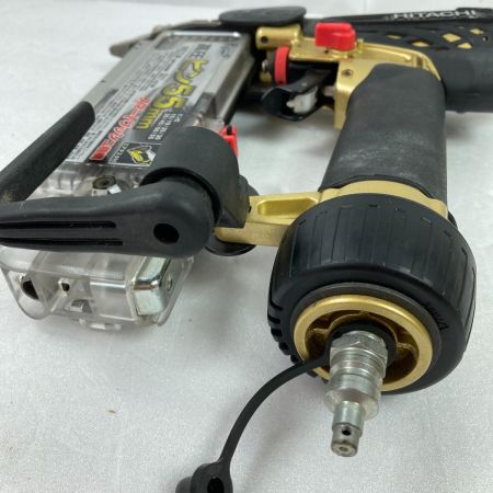  HITACHI 日立 55mm 高圧ピン釘打ち機 ケース付 NP55HM ブラック×ゴールド