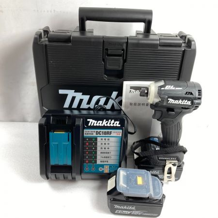  MAKITA マキタ 18V 充電式インパクトドライバ  (バッテリ2個・充電器・ケース付)  TD171DRGX ブラック
