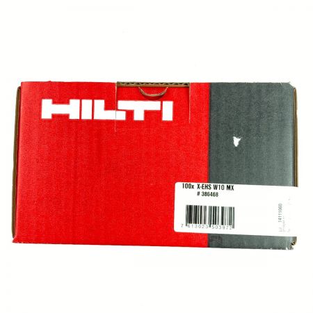  Hilti ヒルティ スレッデッドロッドシーリングハンガー 100個入 (1) X-EHS W MX シルバー