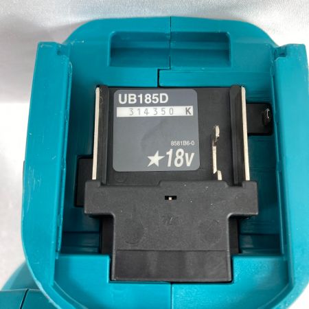  MAKITA マキタ 18V 充電式ブロワ バッテリ1個付属 ※充電器なし UB185D ブルー