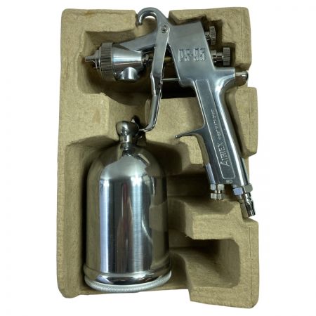  ANEST IWATA AIRREX PSスプレーガン重力式 カップ付 PS-9513B-04 シルバー