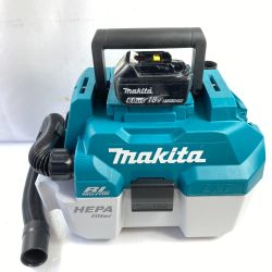 ＊＊ MAKITA マキタ 18V 充電式業務用集じん機 バッテリ1個付属 ※充電器なし VC750D ブルー Aランク