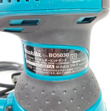  MAKITA マキタ 125mm ランダムオービットサンダー コード式 本体のみ BO5030 グリーン