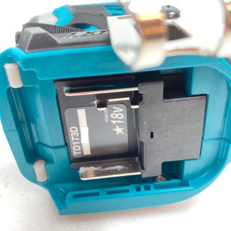  MAKITA マキタ 18V 充電式インパクトドライバ (充電器・ケース・18V/5.0Ah バッテリ1個付属) (1) TD173D ブルー