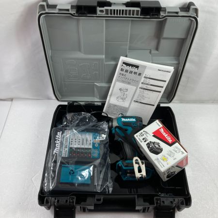  MAKITA マキタ 18V 充電式インパクトドライバ (充電器・ケース・18V/5.0Ah バッテリ1個付属) (1) TD173D ブルー