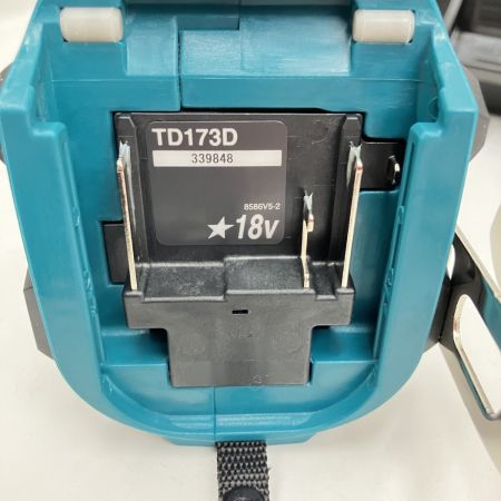  MAKITA マキタ 充電式インパクトドライバ 18V 6.0Ah TD173DRGX ブルー 未使用品