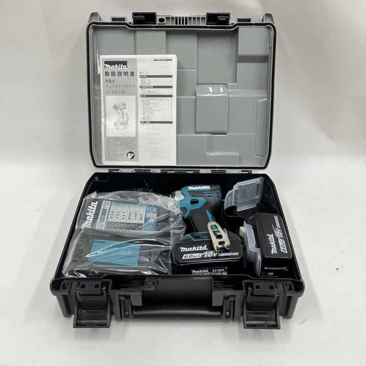 MAKITA マキタ 充電式インパクトドライバ 18V 6.0Ah TD173DRGX ブルー