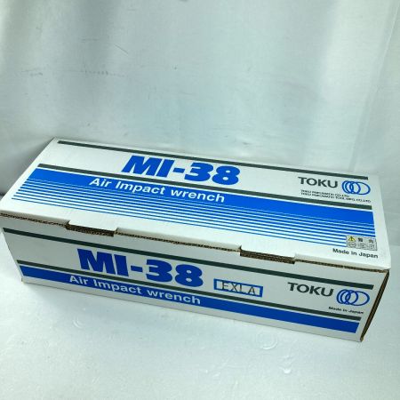  TOKU エアインパクトレンチ Air Impact wrench 差込角25.4mm 本体のみ MI-38 シルバー