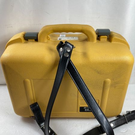  TOPCON トータルステーション (バッテリ2個・充電器・ケース付）※2021/5/18 校正済 ES-107F イエロー