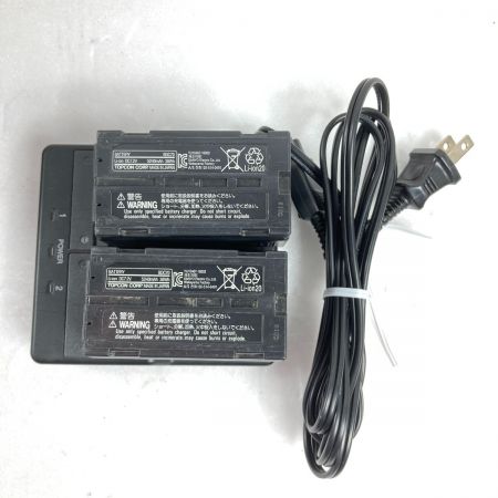  TOPCON トータルステーション (バッテリ2個・充電器・ケース付）※2021/5/18 校正済 ES-107F イエロー