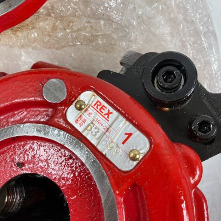  REX レッキス 自動オープン転造ダイヘッド 1inch 専用缶入り SRH-25A レッド