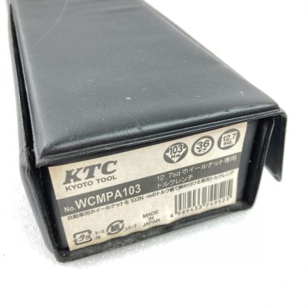  KTC ケーティーシー プレセット型ホイールナット用トルクレンチ 103Ｎｍ 差込角12.7mm  ※校正歴不明 WCMPA103