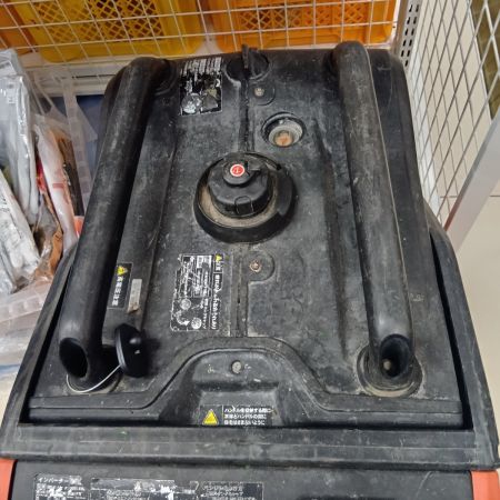 SHINKO(新興製作所) GV-28i オレンジ×ブラック 大型機械 インバーター発電機 程度C 本体のみ 4サイクル 2.8KVA 100v キズ・ヨゴレ有 燃料切替部破損