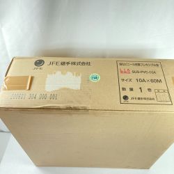 ＊＊ JFE継手株式会社 塩化ビニール被覆フレキシブル管 配管用フレキ管 10A×60M SUS-PVC-10A ベージュ Sランク