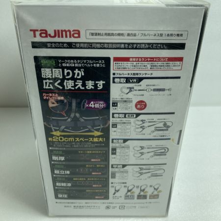  TAJIMA タジマ フルハーネス型安全帯 TAJIMA AGSM-LWH 未使用品 Mサイズ YBL-21 新規格対応 AGSM-LWH ブラック