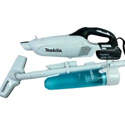 ＊＊ MAKITA マキタ 18V 充電式クリーナ サイクロンアタッチメント・バッテリ1個付属 ※充電器なし CL281FD ホワイト Bランク