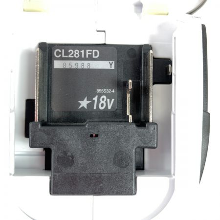  MAKITA マキタ 18V 充電式クリーナ サイクロンアタッチメント・バッテリ1個付属 ※充電器なし CL281FD ホワイト