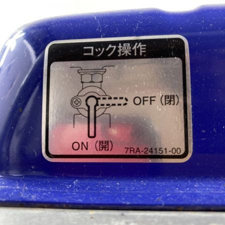  YAMAHA ヤマハ YAMAHA 4サイクル 2.5kVA オープン型 インバータ発電機 EF2500i ブルー