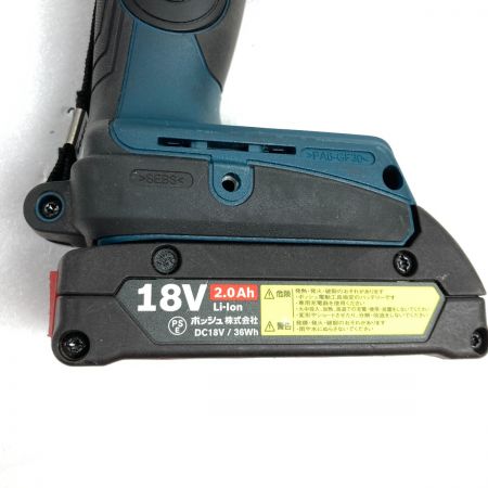  BOSCH ボッシュ 18V コードレスインパクトドライバ (バッテリ2個・充電器・ケース付) GDX18V-210C ネイビー