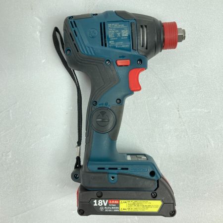  BOSCH ボッシュ 18V コードレスインパクトドライバ (バッテリ2個・充電器・ケース付) GDX18V-210C ネイビー