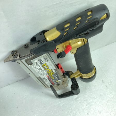  HITACHI 日立 55mm 高圧ピン釘打ち機 ケース付 NP55HM ブラック×ゴールド