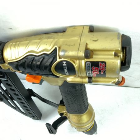  HITACHI 日立 25-50mm 高圧エアタッカ ケース付 N5004HMF ゴールド