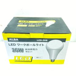 ＊＊ ALBA アルバ LED ワークポールライト替球  26W x 6個入り LED-26B Sランク