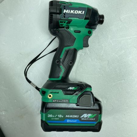  HiKOKI ハイコーキ 36V コードレスインパクトドライバ Bluetooth対応 (バッテリ2個・充電器・ケース付）(5)  WH36DD(2XHLSZ) グリーン