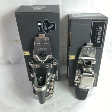  株式会社MIKI ラチェットレンチ＆カッターケース 2個セット 箱付 SPH65X/SPH500R-B ブラック