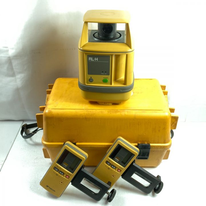 TOPCON ローテーテイングレーザー 受光器2台・ケース付 ※校正歴不明 RL-H イエロー｜中古｜なんでもリサイクルビッグバン