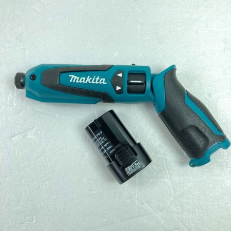  MAKITA マキタ 7.2V 充電式ペンインパクトドライバ (バッテリ1個・充電器・ケース付） TD021DSHSP ブルー