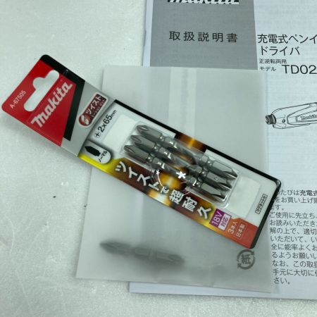  MAKITA マキタ 7.2V 充電式ペンインパクトドライバ (バッテリ1個・充電器・ケース付） TD021DSHSP ブルー