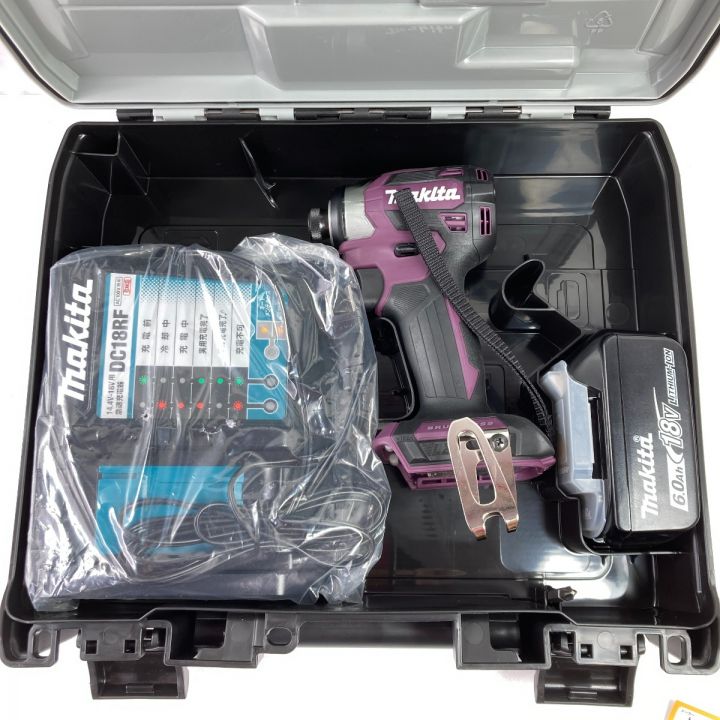 MAKITA マキタ 18V 充電式インパクトドライバ (18V/6.0Ahバッテリ1個  
