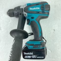 ＊＊ MAKITA マキタ 18V 充電式ドライバドリル バッテリ1個付属 ※充電器なし DF458D ブルー Aランク