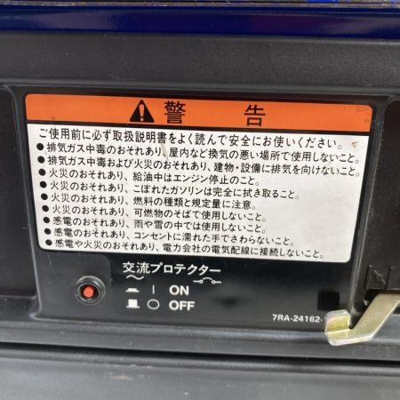  YAMAHA ヤマハ YAMAHA 2サイクル スタンダード発電機 ET800 ブルー