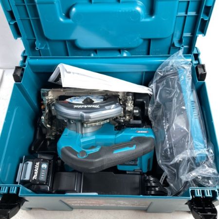  MAKITA マキタ 40Vmax 125mm 充電式マルノコ (バッテリ2個・充電器・ケース付属) HS006GRDX ブルー