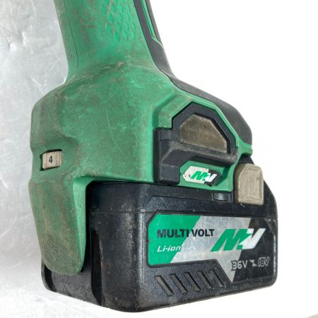  HiKOKI ハイコーキ 100mm 36V ディスクグラインダー バッテリ1コ付属 ※充電器なし G3610DA グリーン