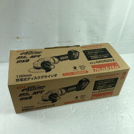  MAKITA マキタ 100mm 40Vmax 充電式ディスクグラインダ バッテリ1個付属 ※充電器なし GA052GZ ブルー
